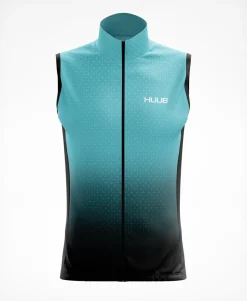 Althea Cycling Gilet Black/Teal - Women's