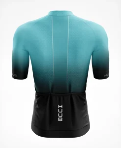 Althea Short Sleeve Jersey Black/Teal - Women's