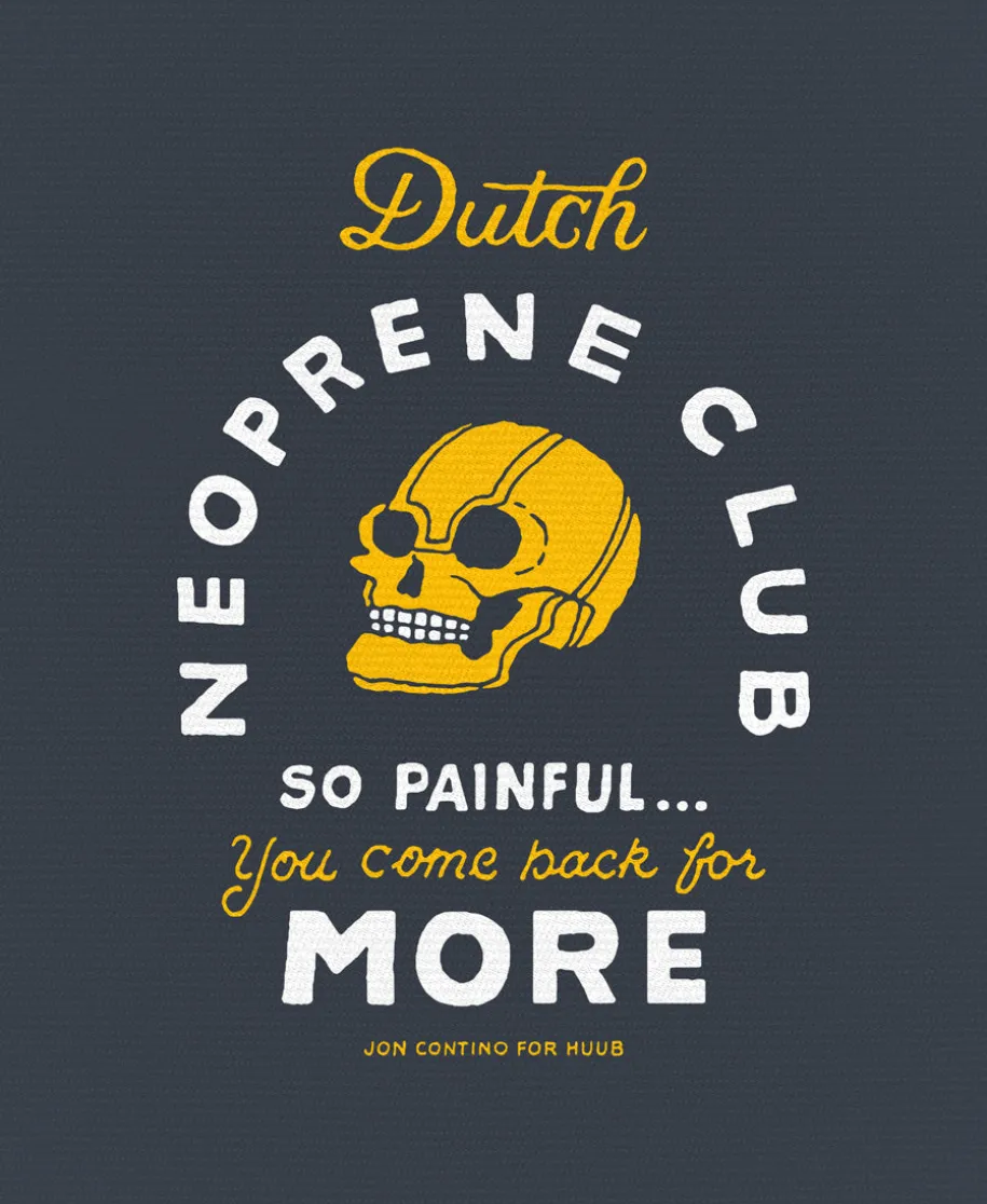 Dutch Neoprene Club T-Shirt Steel Blue