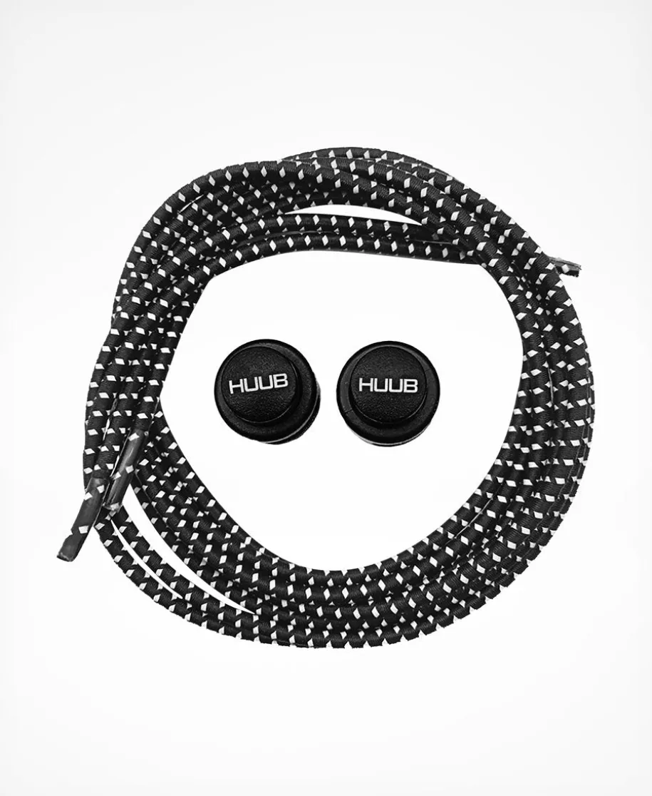HUUB Elastic Laces with Locks - Black