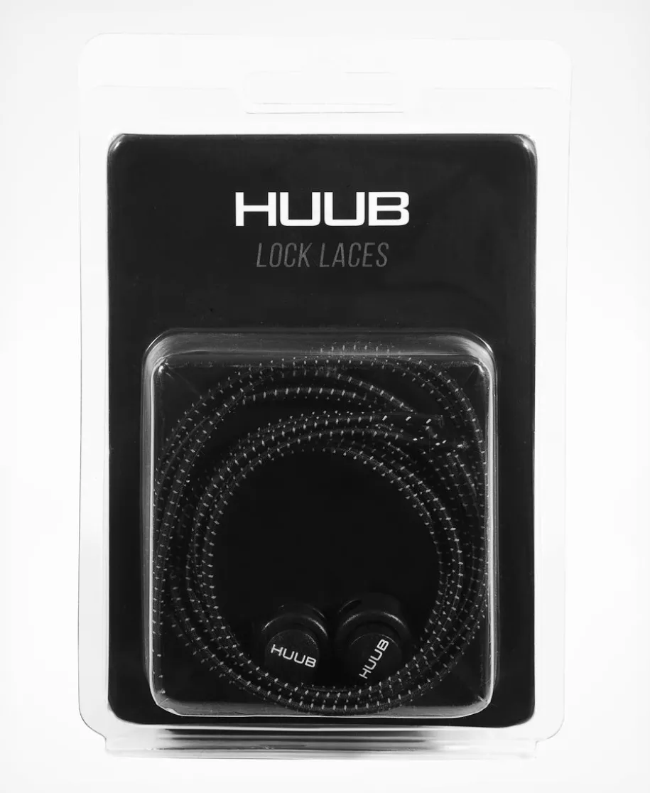 HUUB Elastic Laces with Locks - Black