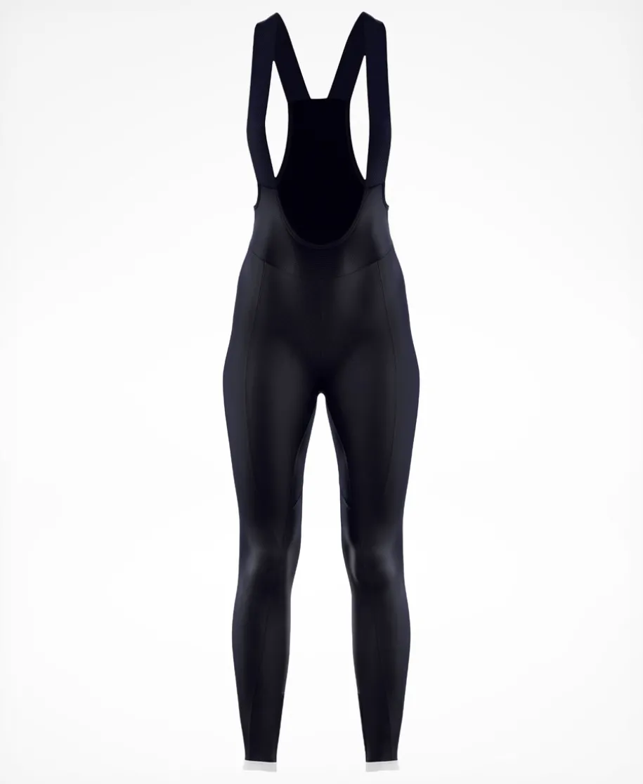 La Fleur Thermal Bib Tights Navy - Women's