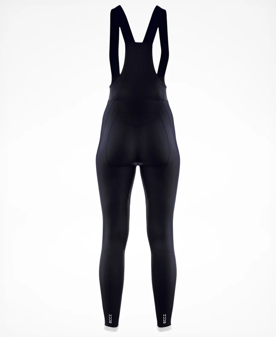 La Fleur Thermal Bib Tights Navy - Women's
