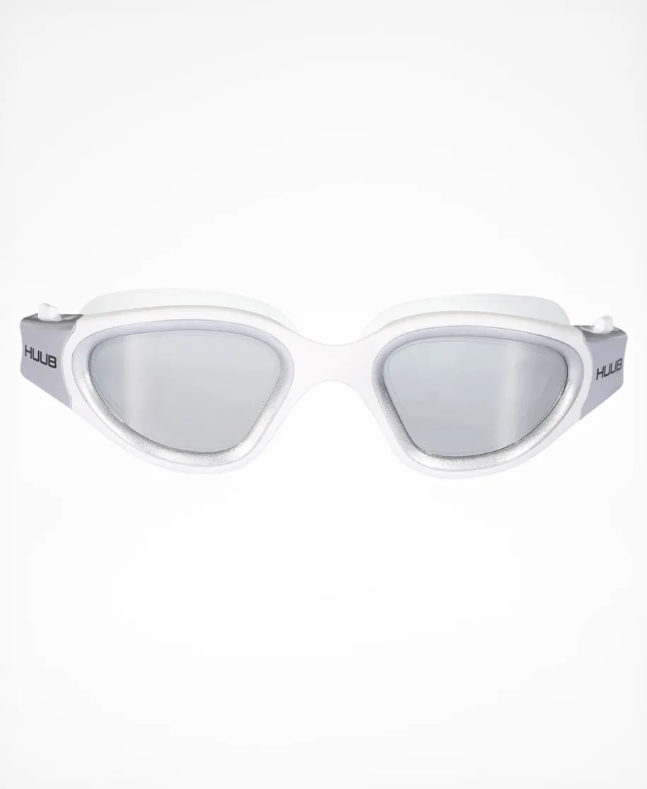 Mirage Swim Goggle - White / Silver Mirror
