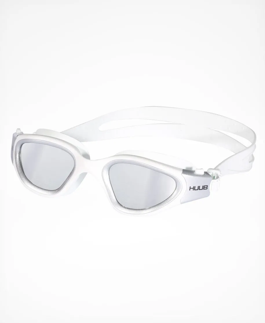 Mirage Swim Goggle - White / Silver Mirror
