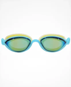 Pinnacle Air Seal Swim Goggle - Aqua/Fluo Yellow