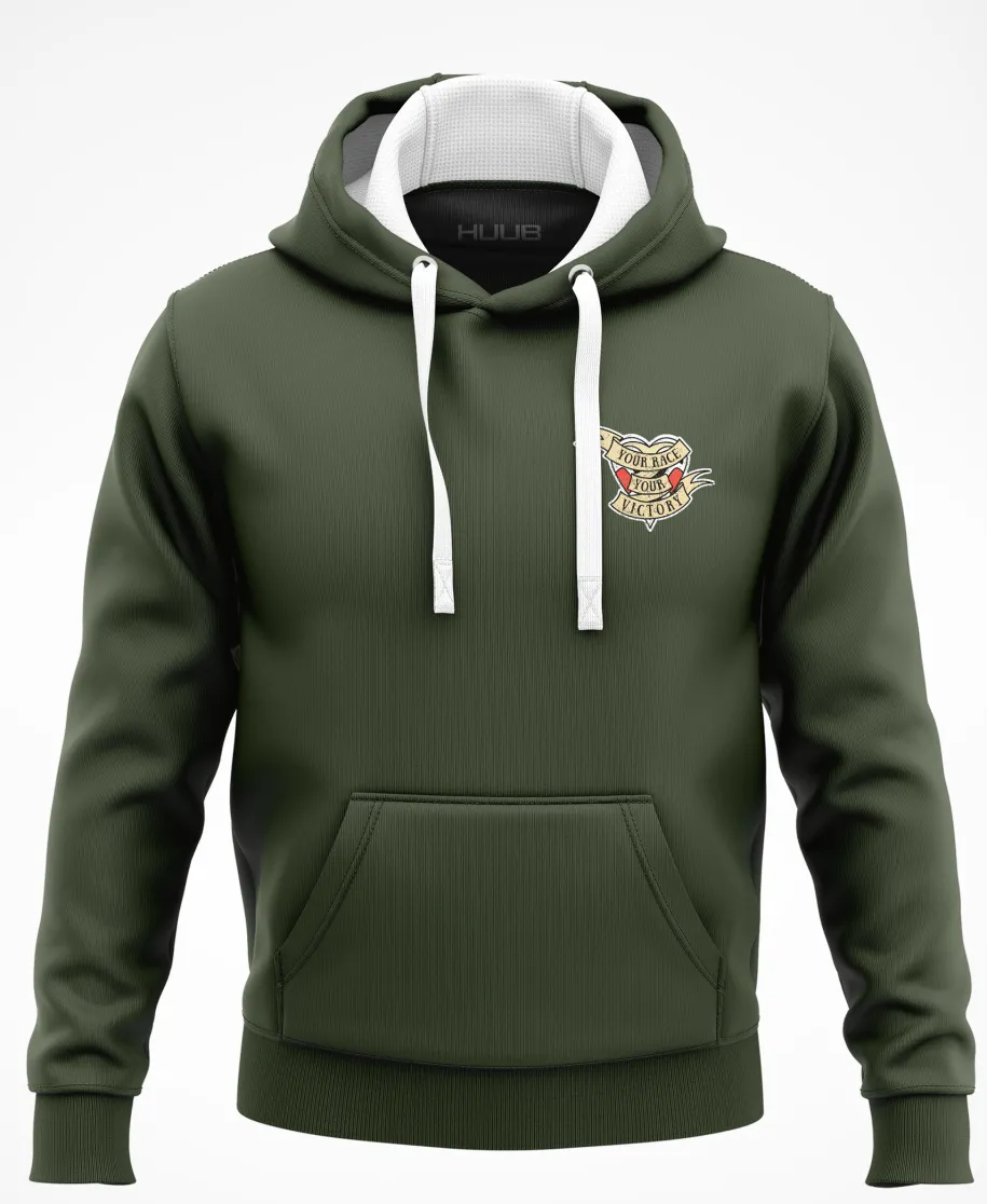 Your Race, Your Victory' Hoodie - Green
